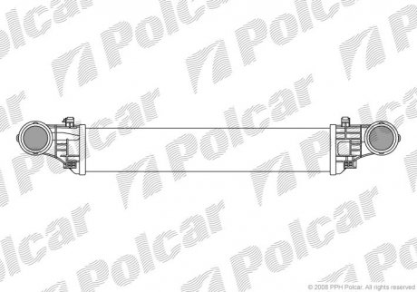 Радіатор повітря (Інтеркулер) Polcar 5016J81 (фото 1)