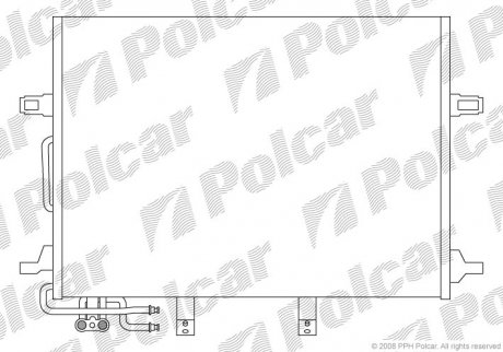 Радиаторы кондиционера Polcar 5016K8C1S (фото 1)