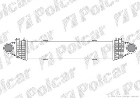 Радиаторы воздуха (Интеркулеры) Polcar 5018J81X (фото 1)