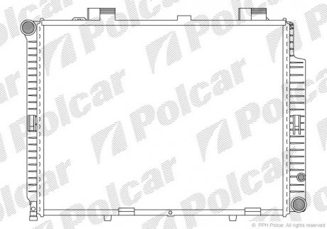 Радіатор охолодження Polcar 5021081X