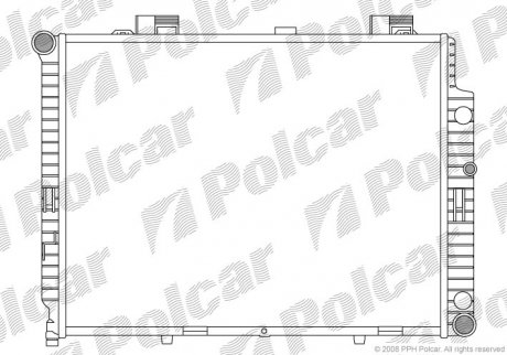 Радіатори охолодження Polcar 502108-4 (фото 1)