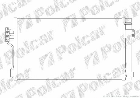 Радиаторы кондиционера Polcar 5040K8C1S