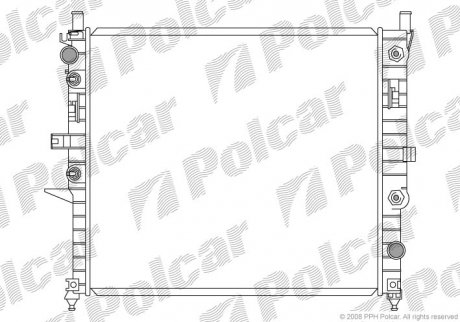 Радіатори охолодження Polcar 504408-1