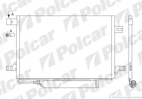 Радиаторы кондиционера Polcar 5065K82X (фото 1)