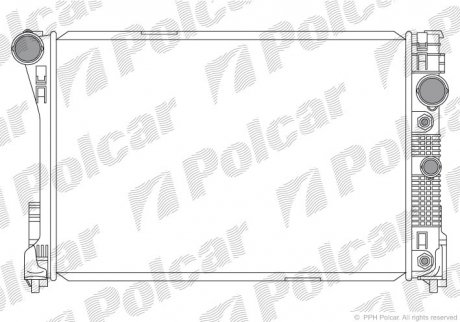 Радиаторы охлаждения Polcar 507008-3 (фото 1)