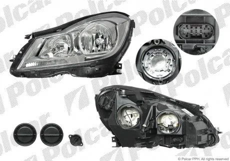 Фара основная Polcar 50D109U