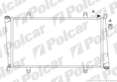 Радиаторы охлаждения Polcar 521008-4