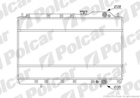 Радиаторы охлаждения Polcar 521608-4 (фото 1)