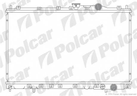 Радиаторы охлаждения Polcar 521708-3