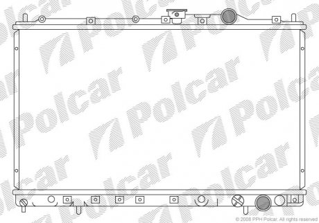 Радіатор охолодження Polcar 522008-1 (фото 1)