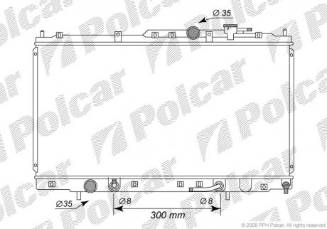 Радиаторы охлаждения Polcar 522308-1 (фото 1)