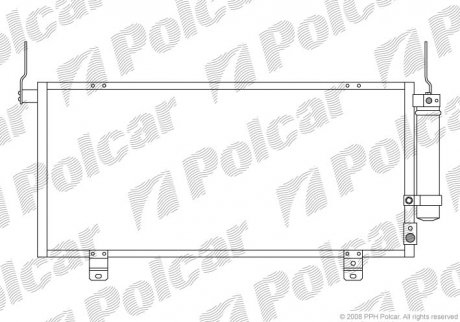 Радіатор кондиціонера Polcar 5223K8C1
