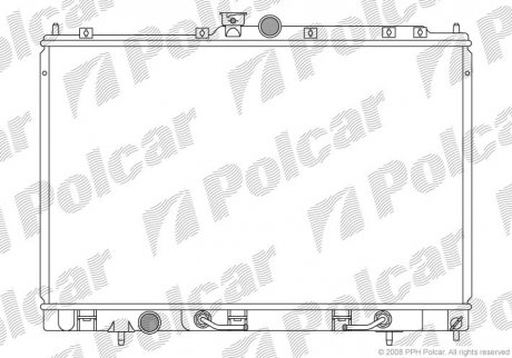 Радіатор охолодження Polcar 526508-1