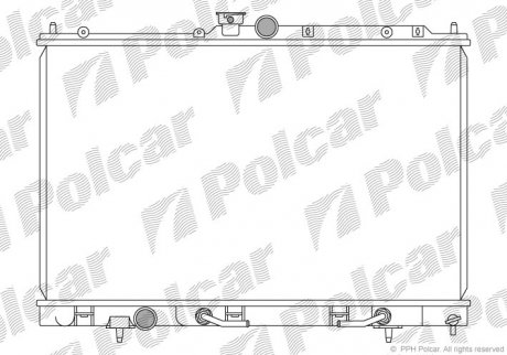 Радіатор охолодження Polcar 526508-4
