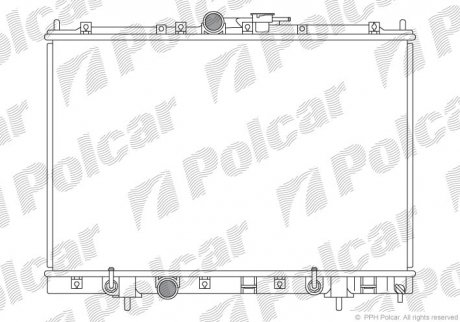 Радіатор охолодження Polcar 526908-2 (фото 1)