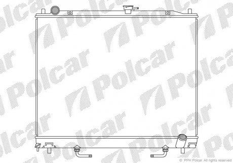 Радиаторы охлаждения Polcar 527408-3