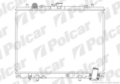 Радиаторы охлаждения Polcar 527708-1 (фото 1)