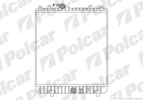 Радіатор охолодження Polcar 5503083