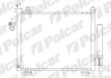 Радиаторы кондиционера Polcar 5503K8C2