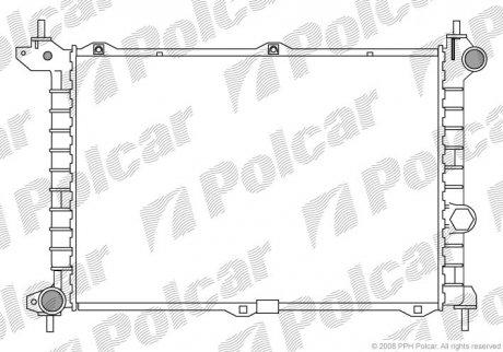 Радиаторы охлаждения Polcar 550708-8