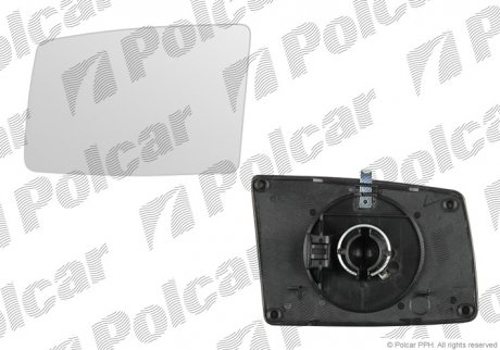Вставка зовнішнього дзеркала ліва Polcar 550754-M (фото 1)
