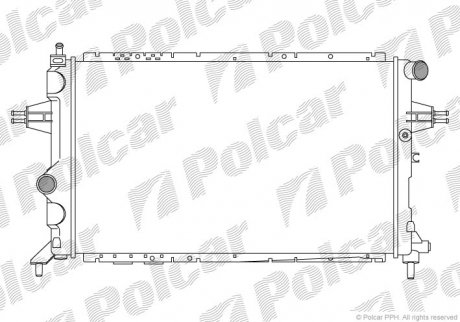 Радиаторы охлаждения Polcar 550808-4