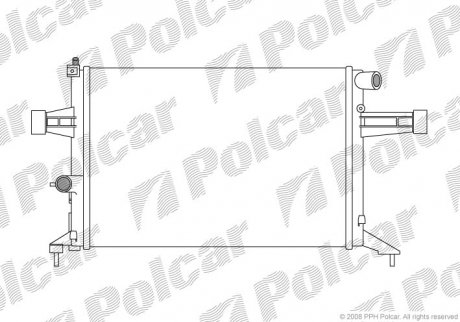 Радіатор Polcar 5508088 (фото 1)