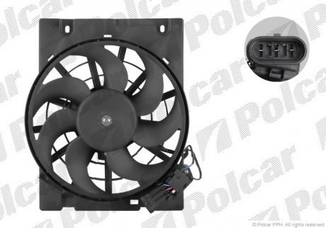 Вентилятор радіатора Polcar 550823W1