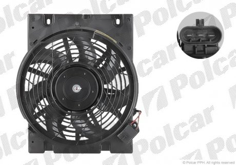 Вентилятор з корпусом / кронштейном Polcar 550823W2 (фото 1)