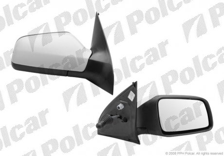 Дзеркало зовнішнє правий Polcar 5508521M (фото 1)