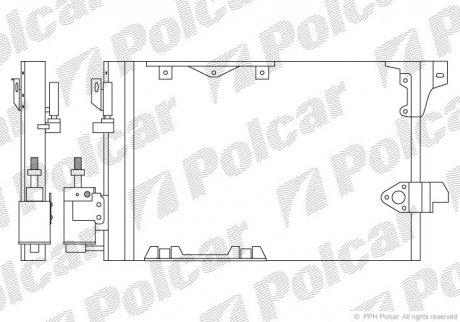 Радиаторы кондиционера Polcar 5508K81X