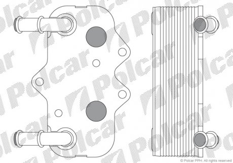 Радиаторы масла Polcar 5508L8-3