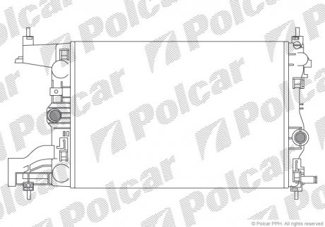 Радиаторы охлаждения Polcar 551108-3