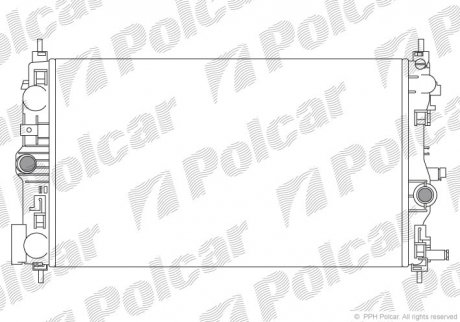 Радиаторы охлаждения Polcar 551108-6