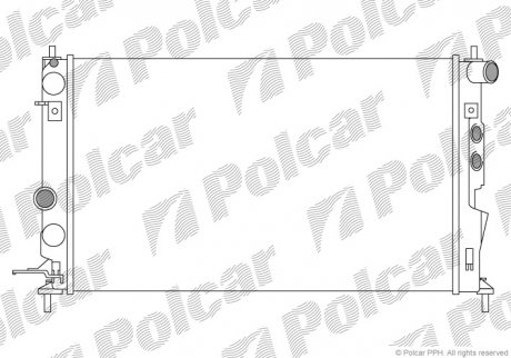 Радиатор X16XEL Polcar 551608A4
