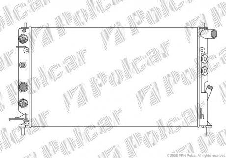Радиаторы охлаждения Polcar 551608A6
