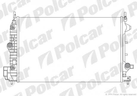Радиаторы охлаждения Polcar 551808-6 (фото 1)