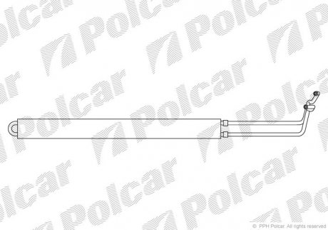 Радіатор масла Polcar 5520L81X (фото 1)
