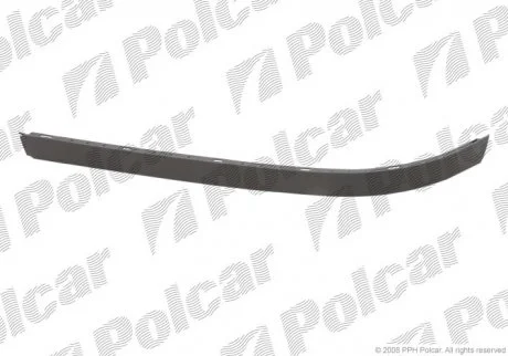 Спойлер переднього бампера лівий до 2003 Polcar 5556251J