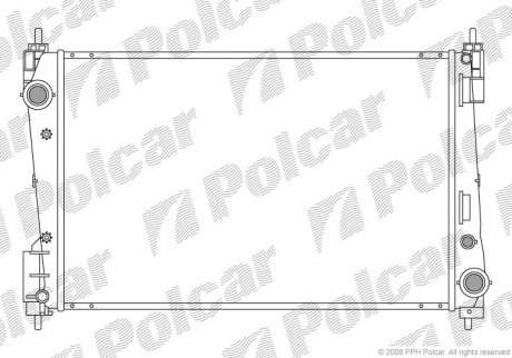 Радиаторы охлаждения Polcar 555808-1 (фото 1)