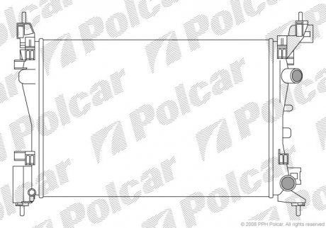 Радиаторы охлаждения Polcar 555808-2 (фото 1)