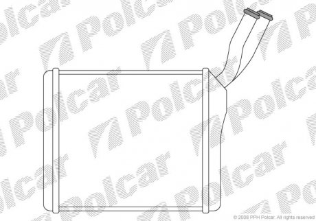 Радиаторы обогрева Polcar 5580N8A1