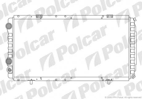 Радіатор охолодження Polcar 570208A2 (фото 1)