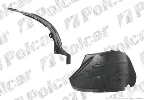 Подкрылок передний левый Citroen Jumper 02-06,Fiat Ducato 02-06,Peugeot Boxer 02-06 Polcar 5704FL-1