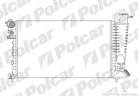 Радиаторы охлаждения Polcar 570708-2