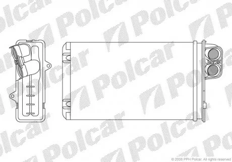 Радіатор обігріву Polcar 5746N8-1