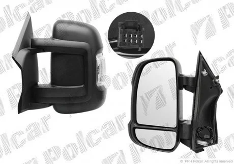 Дзеркало зовнішнє Polcar 577052-E