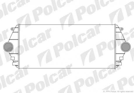 Радиаторы воздуха (Интеркулеры) Polcar 5786J81X (фото 1)