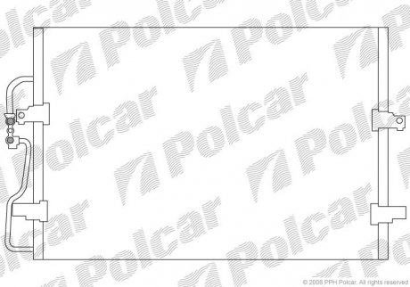 Радиаторы кондиционера Polcar 5786K81X