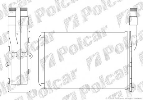 Радиаторы обогрева Polcar 6005N8-1